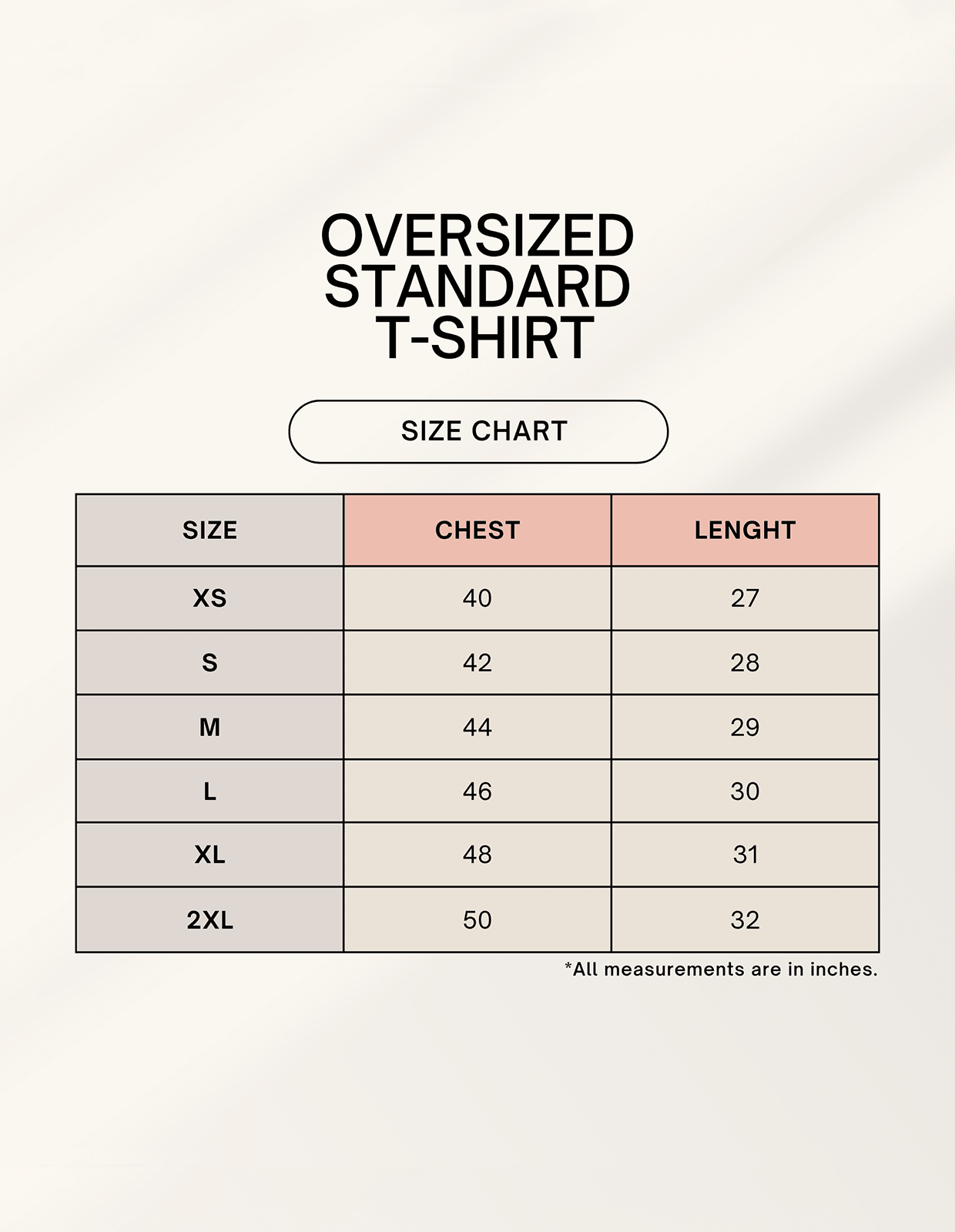 Unisex Oversized Standard T-Shirt - Minimal Mode