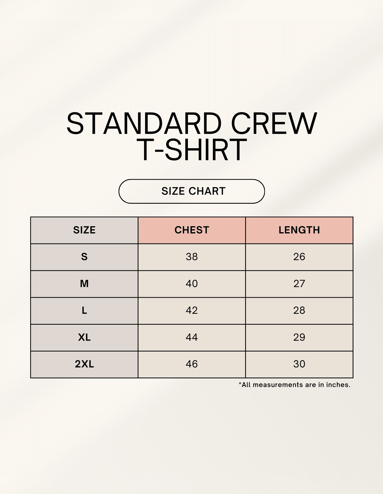 Unisex Standard Crew T-Shirt - Minimal Mode